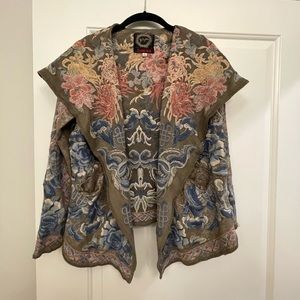 JOHNNY WAS! Gorgeous embroidered Jacket